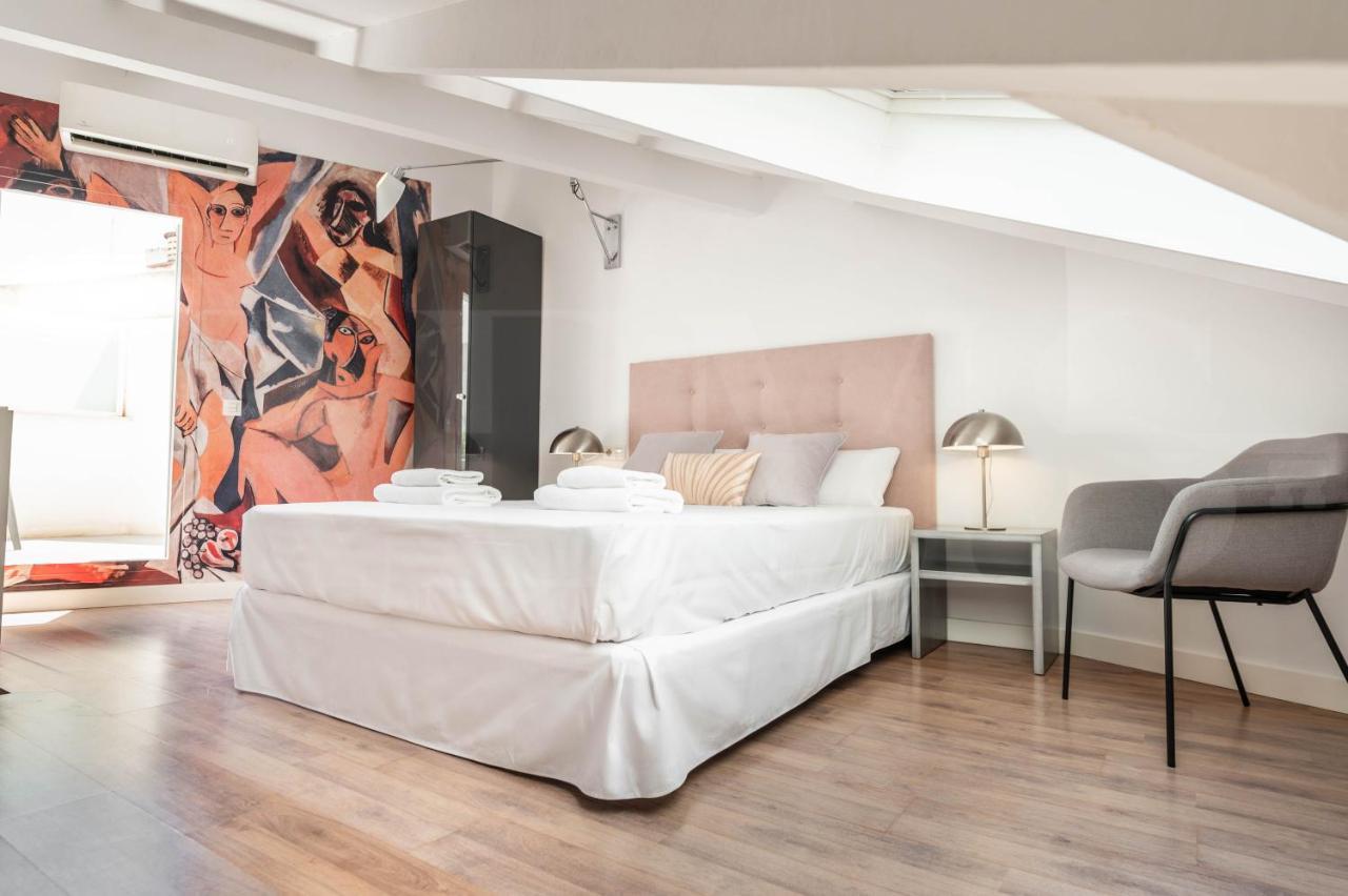 Апартаменты Artistic Duplex With Terrace By Picasso Museum By Rems Малага Экстерьер фото